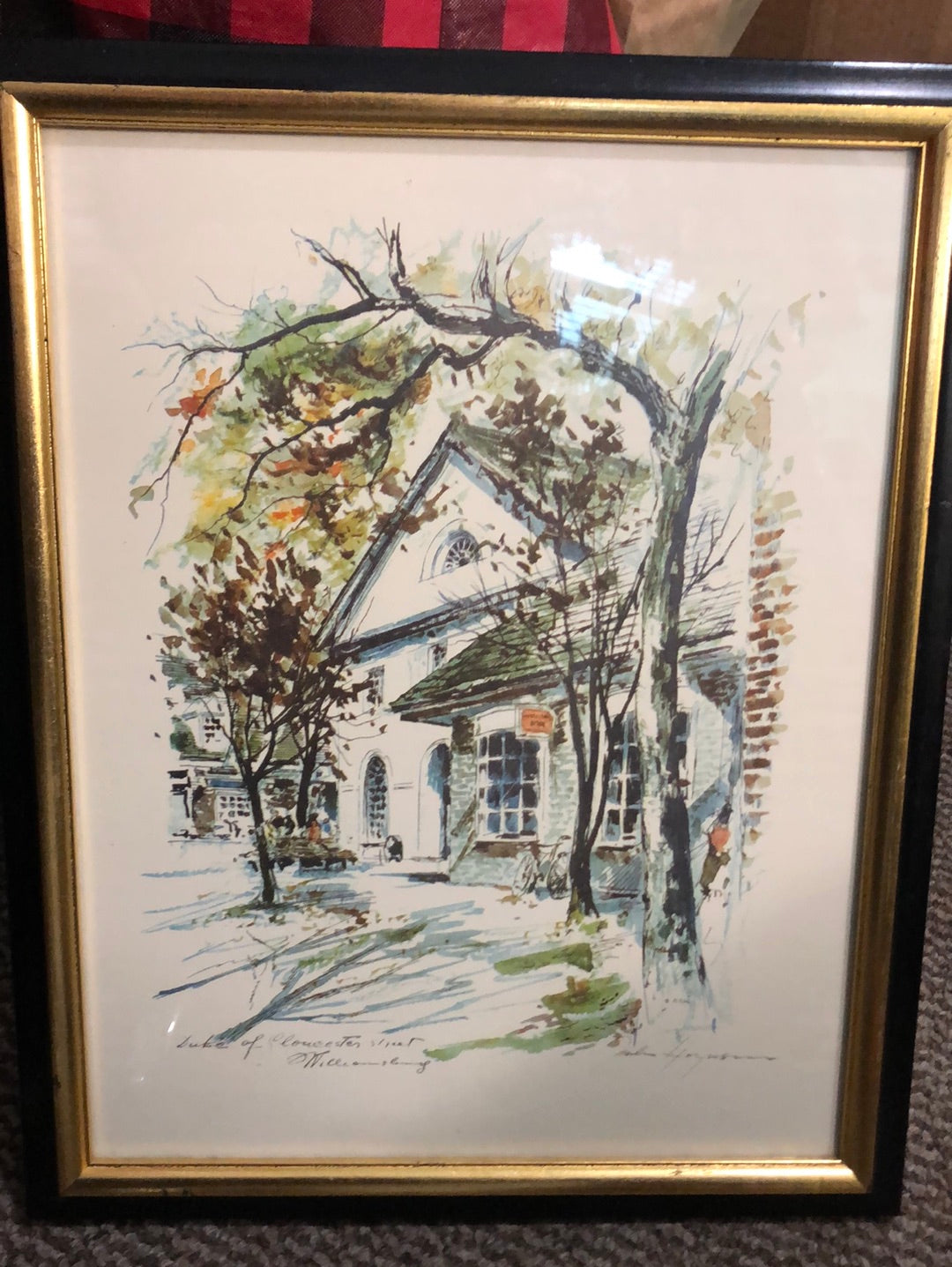 Framed print by offers artist John Haymson.