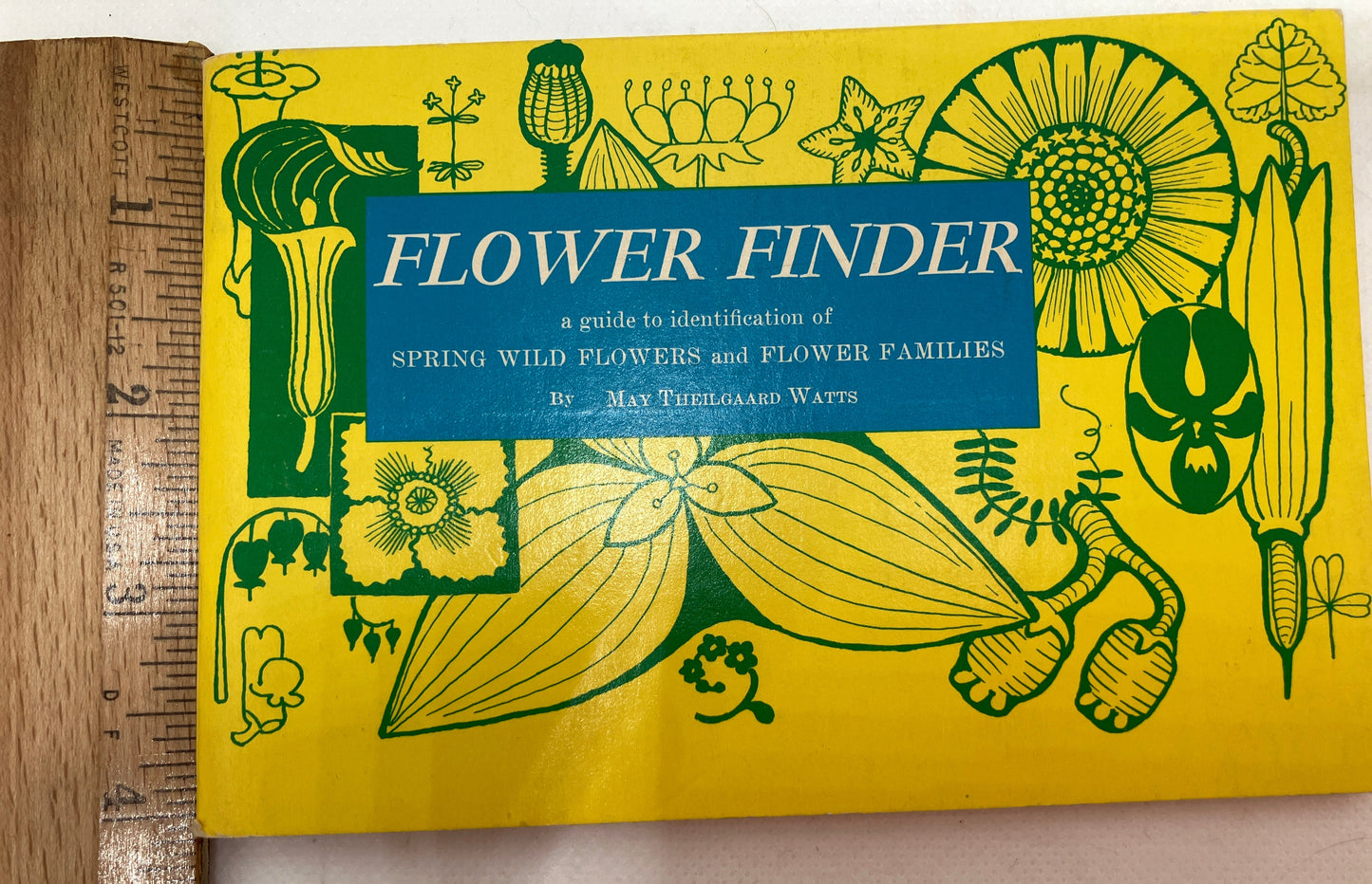 Flower Finder: A Guide to Spring Wildflowers (1955, MCM Cover)