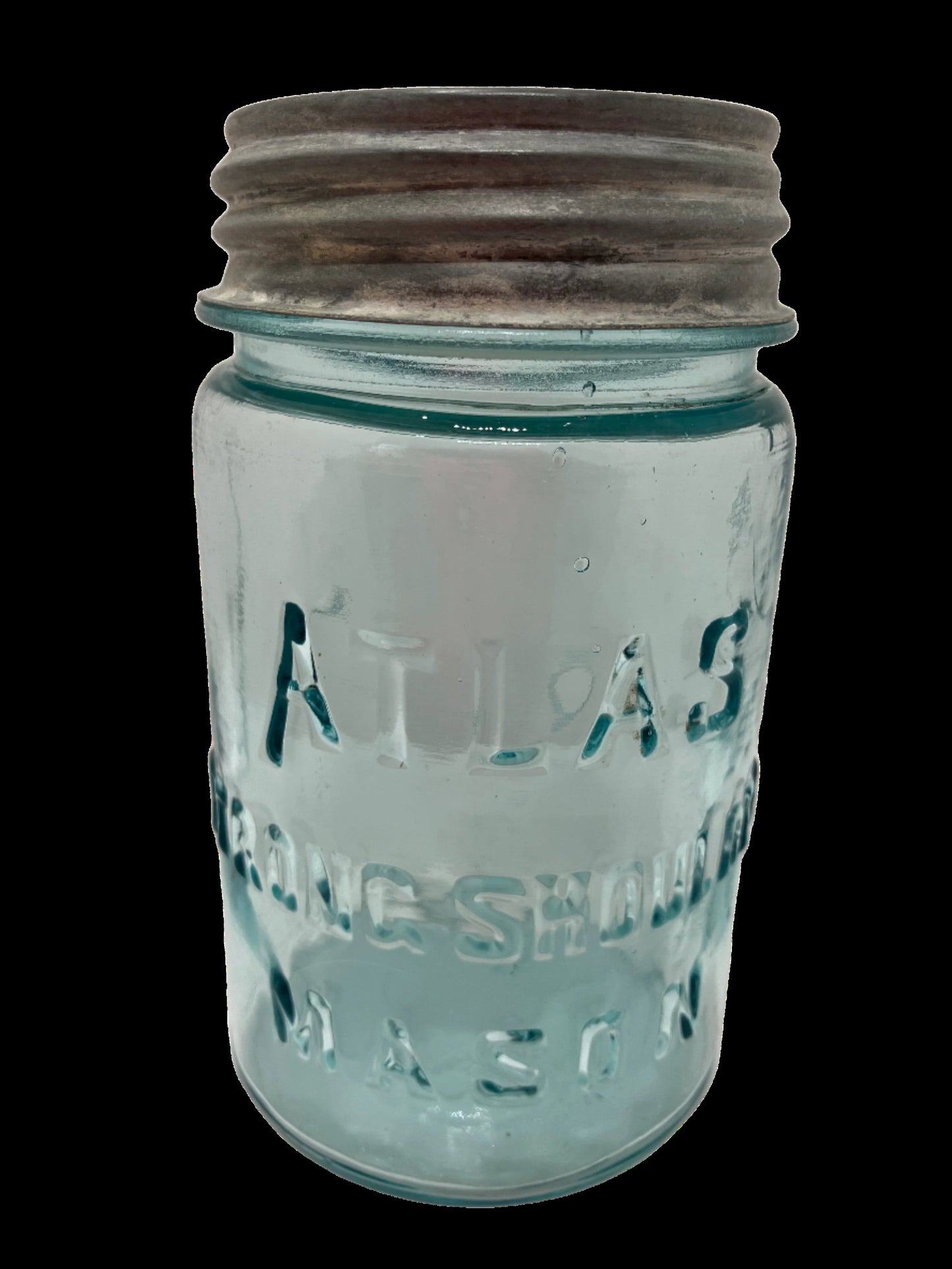 Atlas Blue Pint Jar