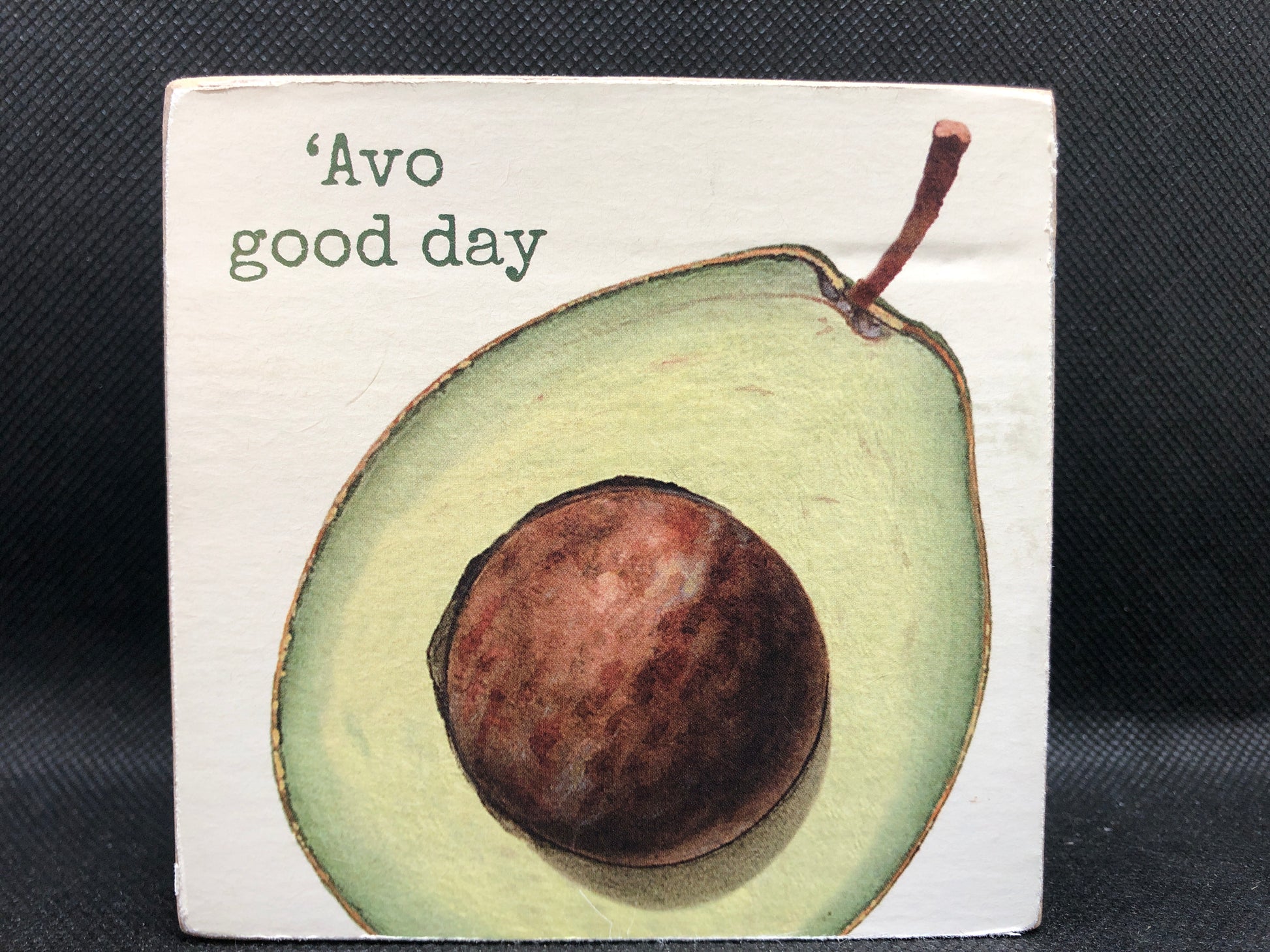 Block Sign - Avocado