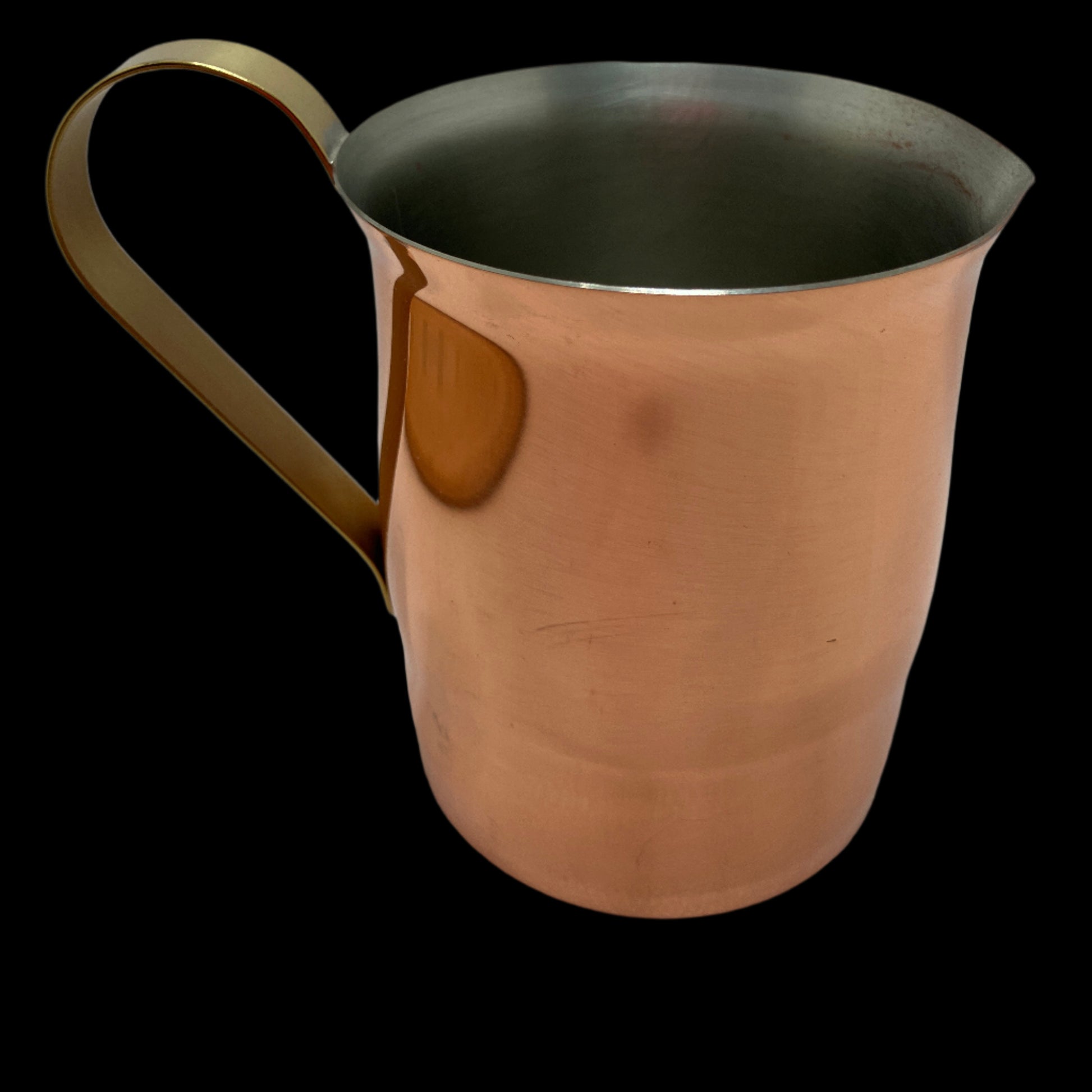 Coppercraft Guild Pitcher/Creamer Brass Handle