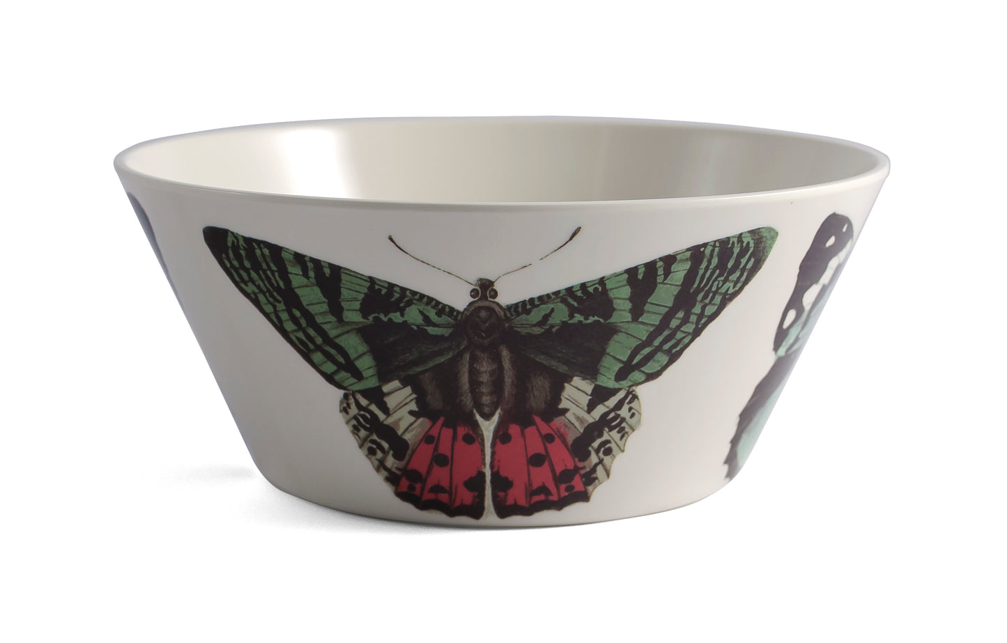 Cottage Core Melamine bowls butterfly design by Thomas Paul forth view 