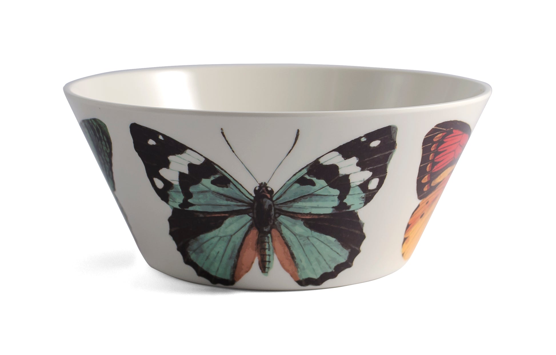 Cottage Core Melamine bowls butterfly design by Thomas Paul third view 