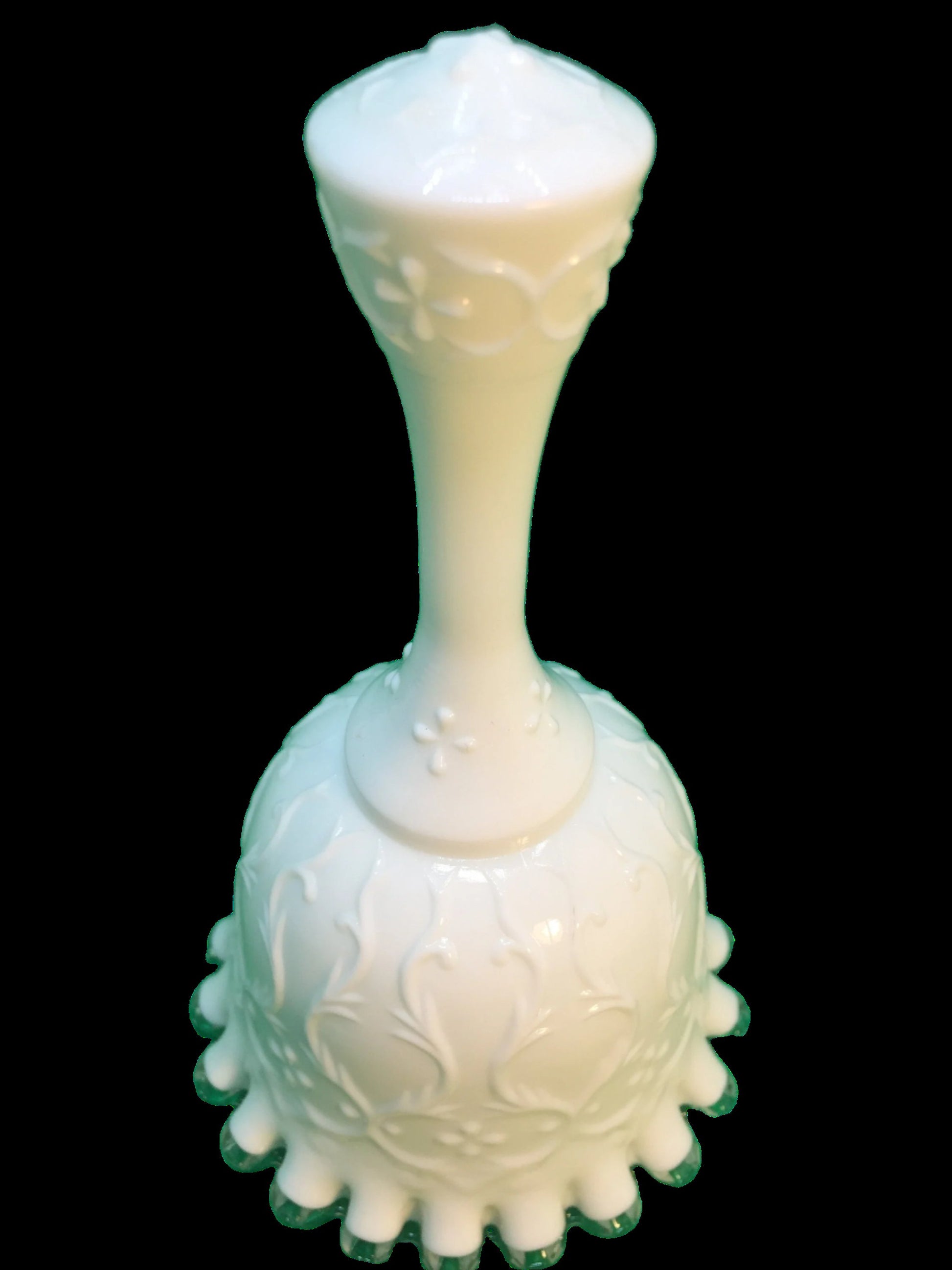 Fenton Spanish Lace Bell Handle 