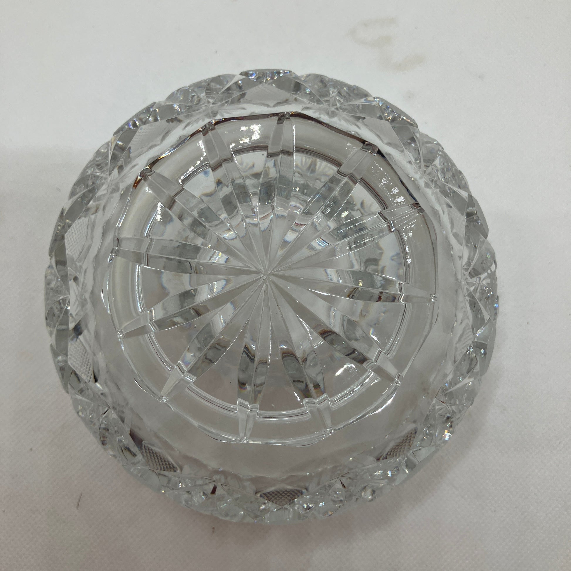 Footed Crystal Bowl