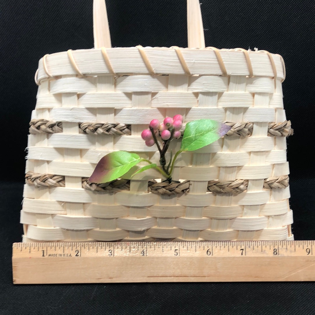 Hanging basket - handcrafted locally made - height