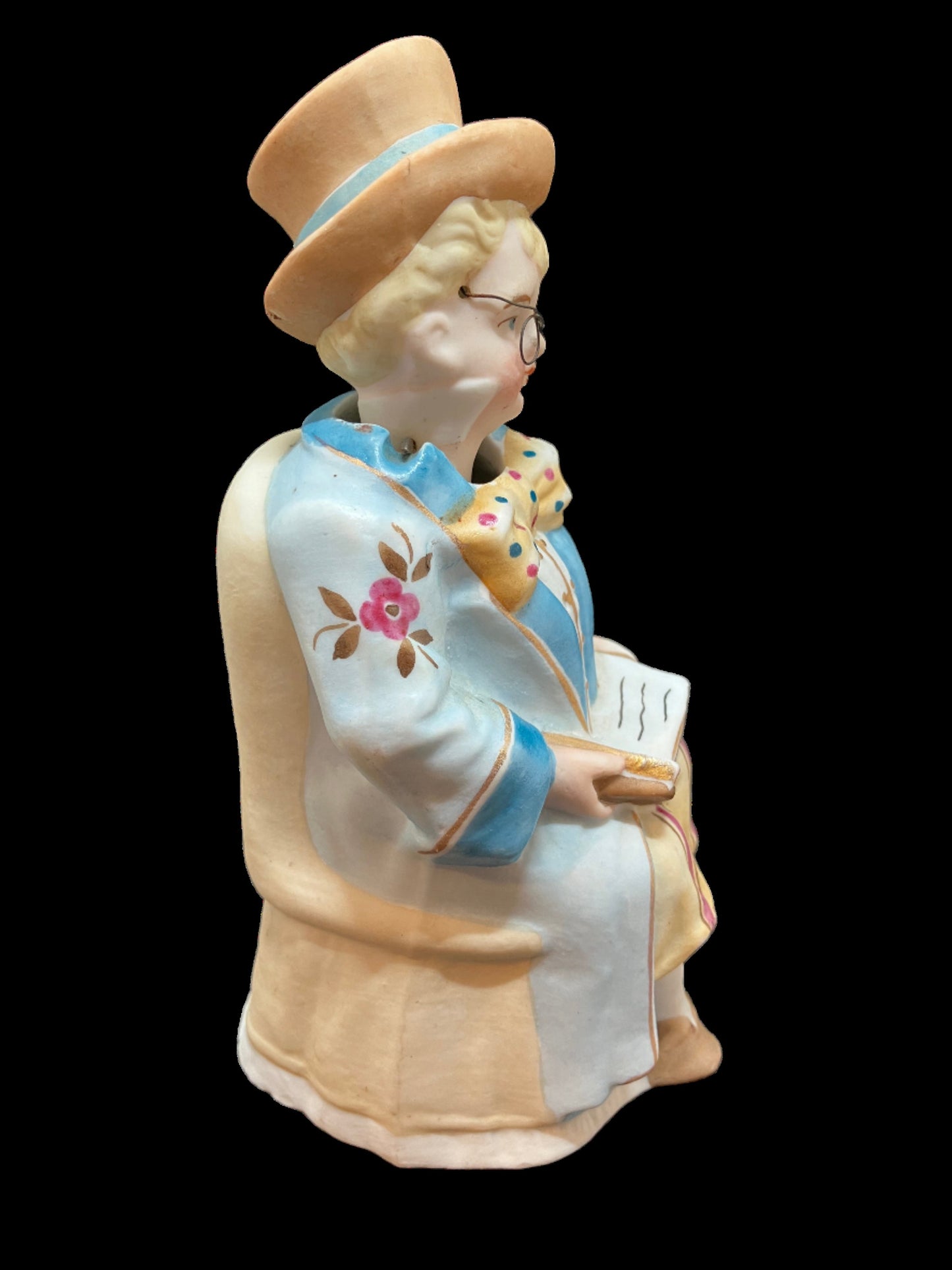 Antique Porcelain Bobblehead Figurine