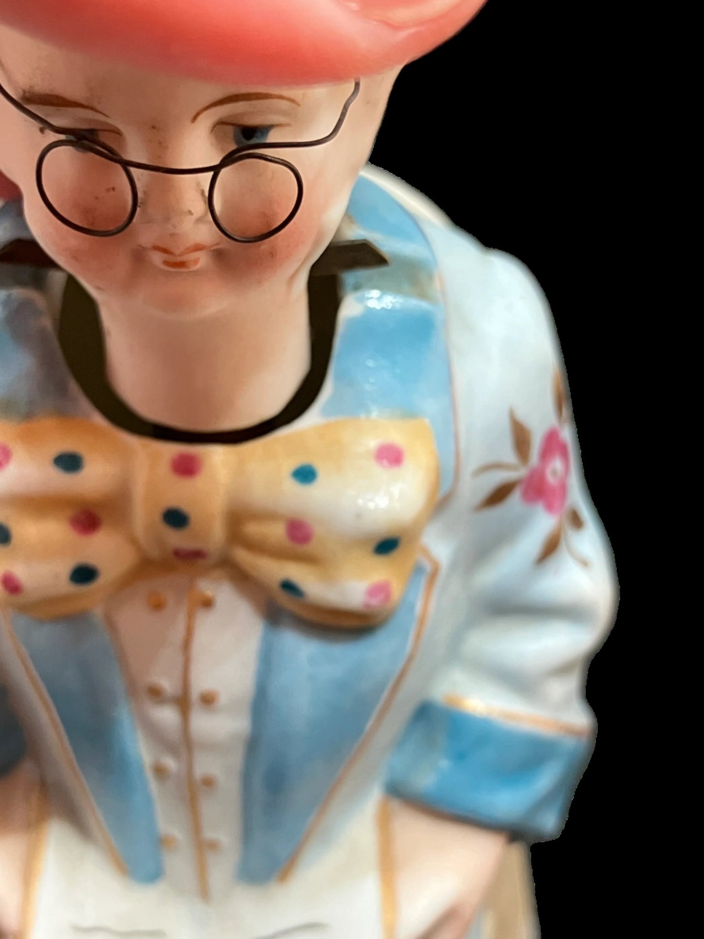 Antique Porcelain Bobblehead Figurine