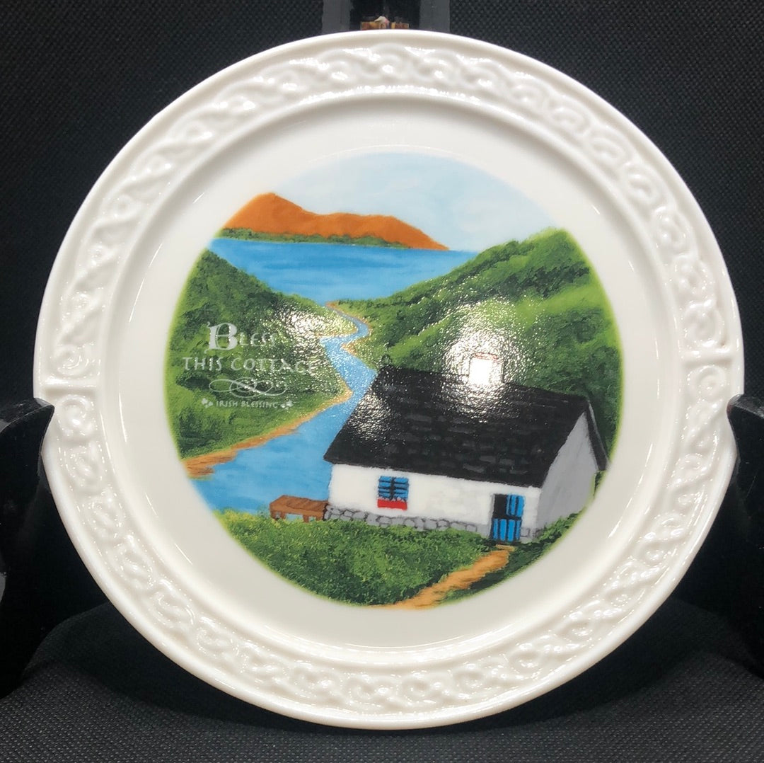 Irish blessing plate 