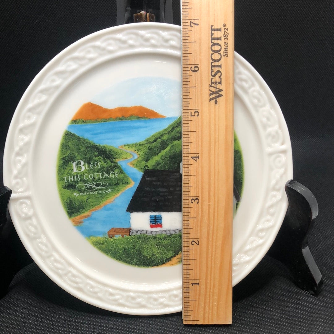 Irish blessing plate diameter