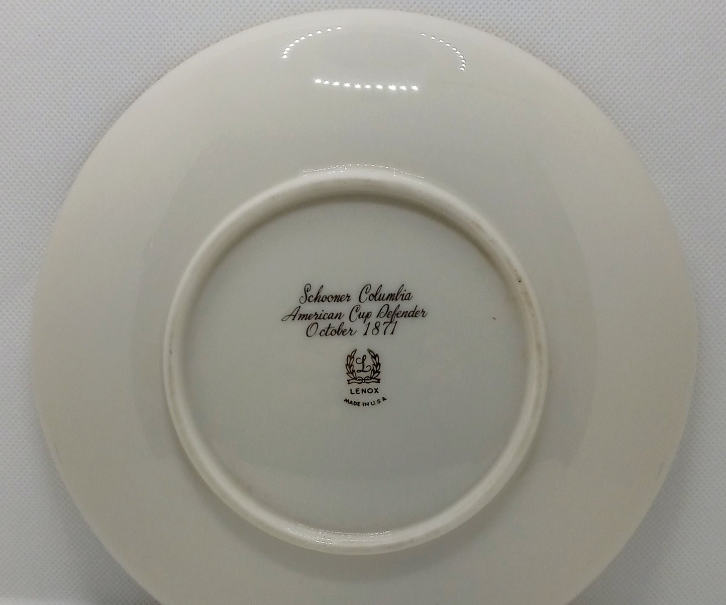 Lenox Fine China Ash Tray Makers Mark 