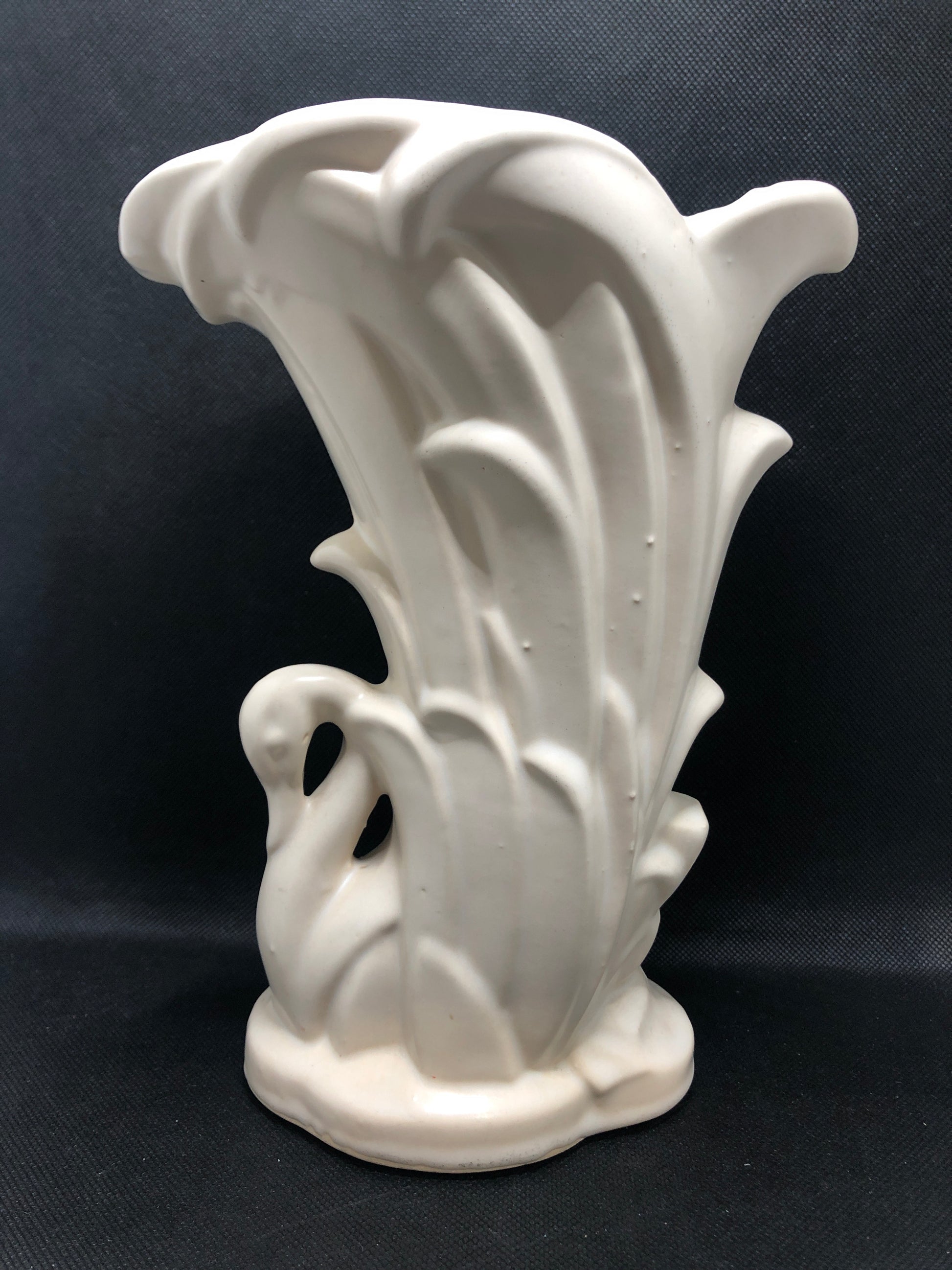 MCM Vase by Mc Coy with Swan 