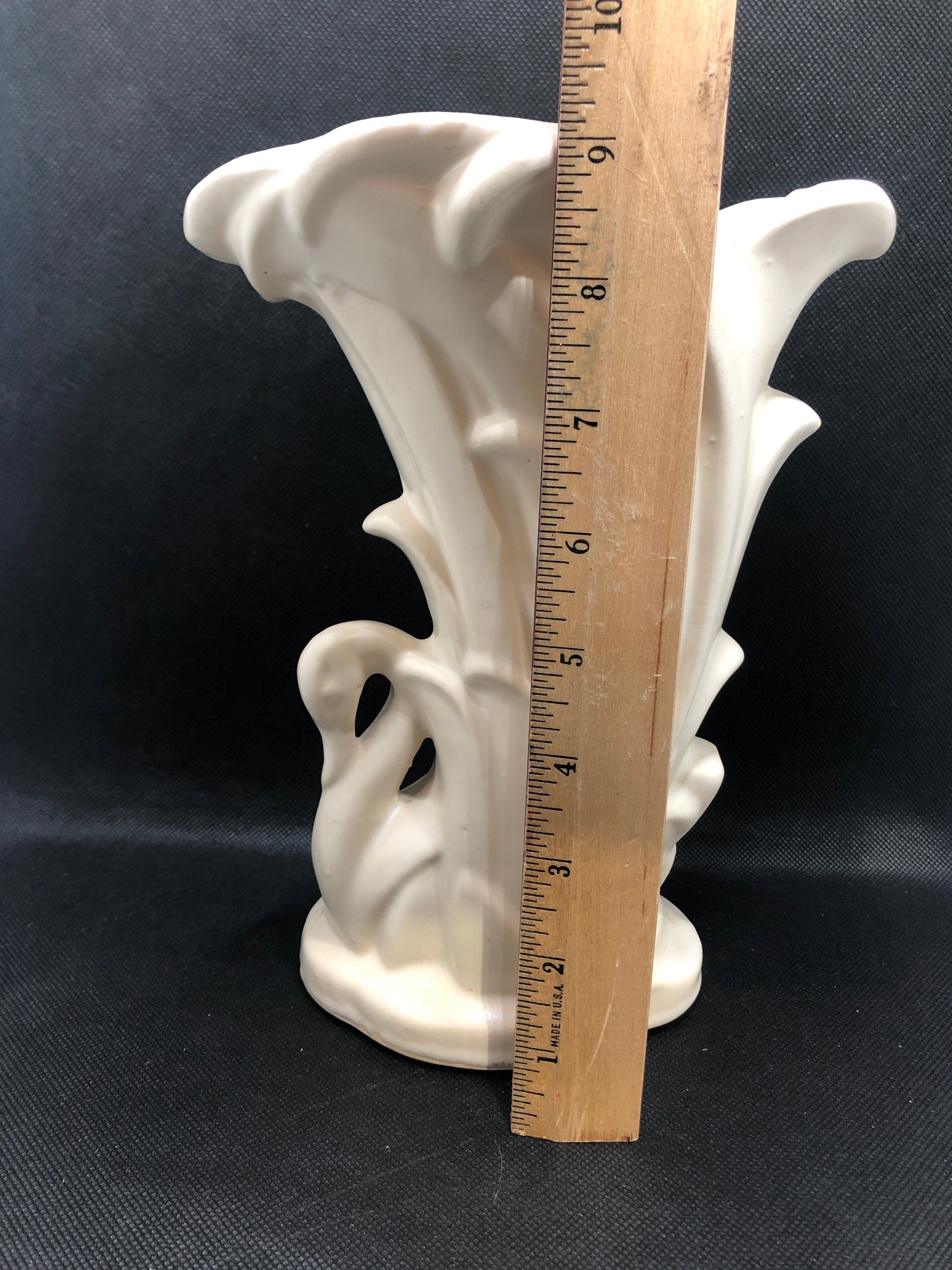 MCM Vase by Mc Coy with Swan Height 