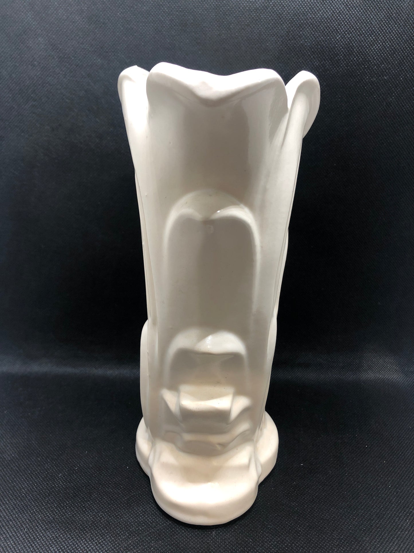 MCM Vase by Mc Coy with Swan Height Side View 