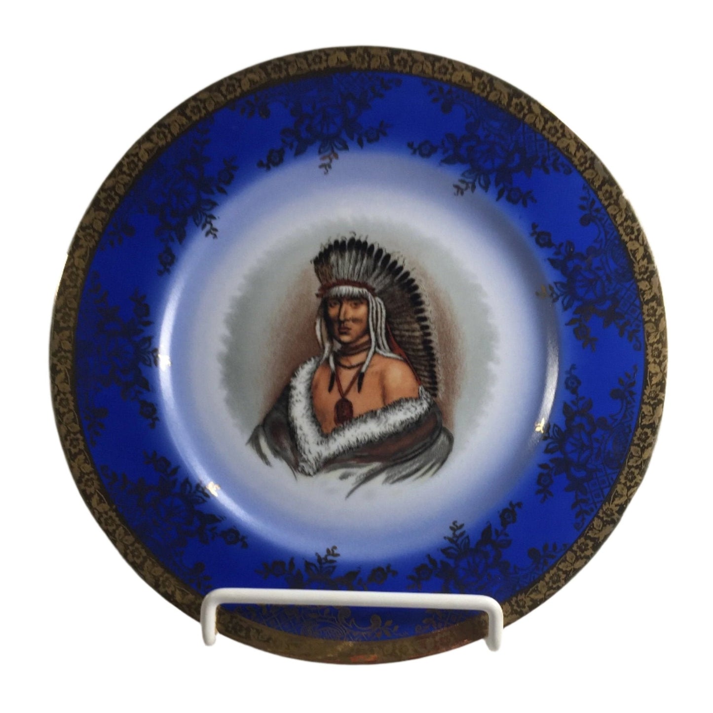 Plate Selb Bavaria Krautheim Native American