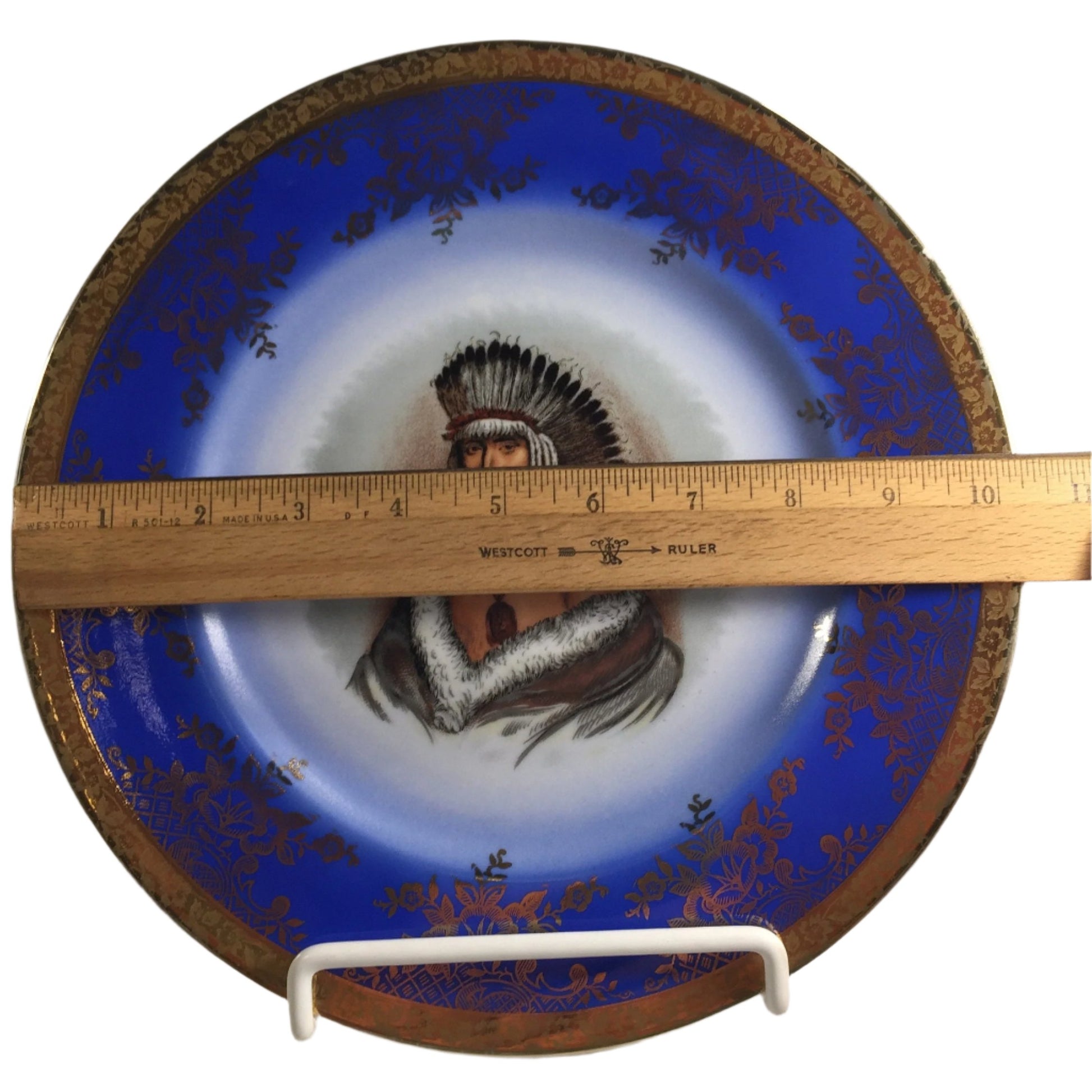 Plate Selb Bavaria Krautheim Native American Diameter 