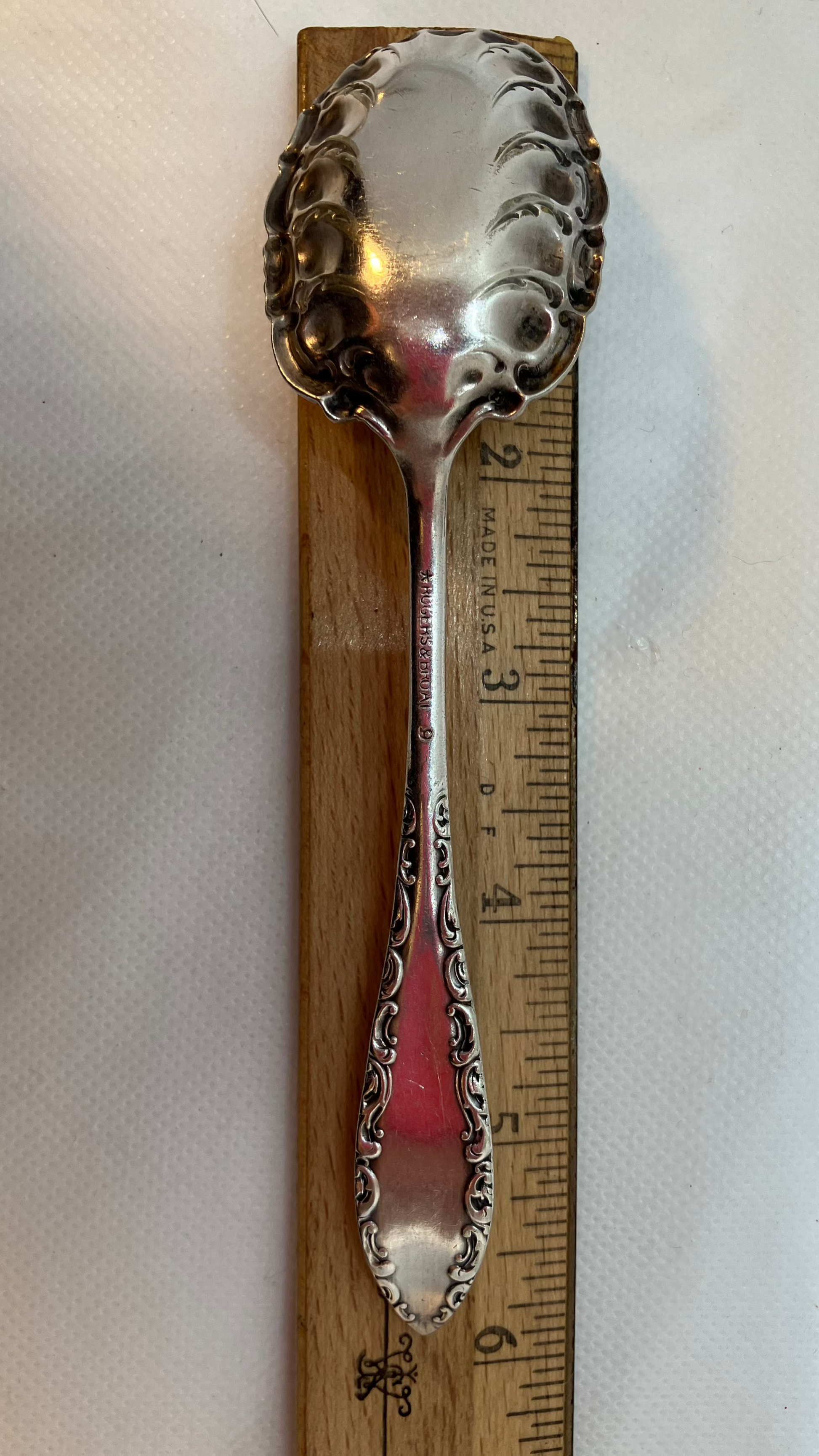 Rogers Silver plate spoon length 