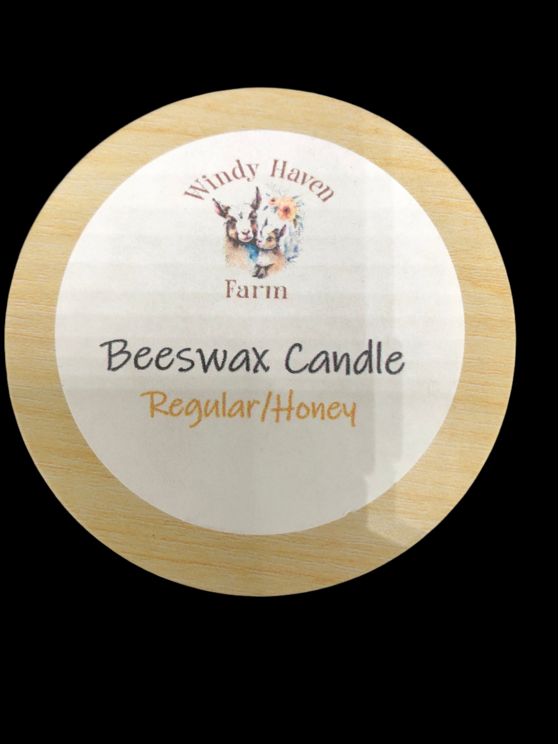 beeswax candle honey scent