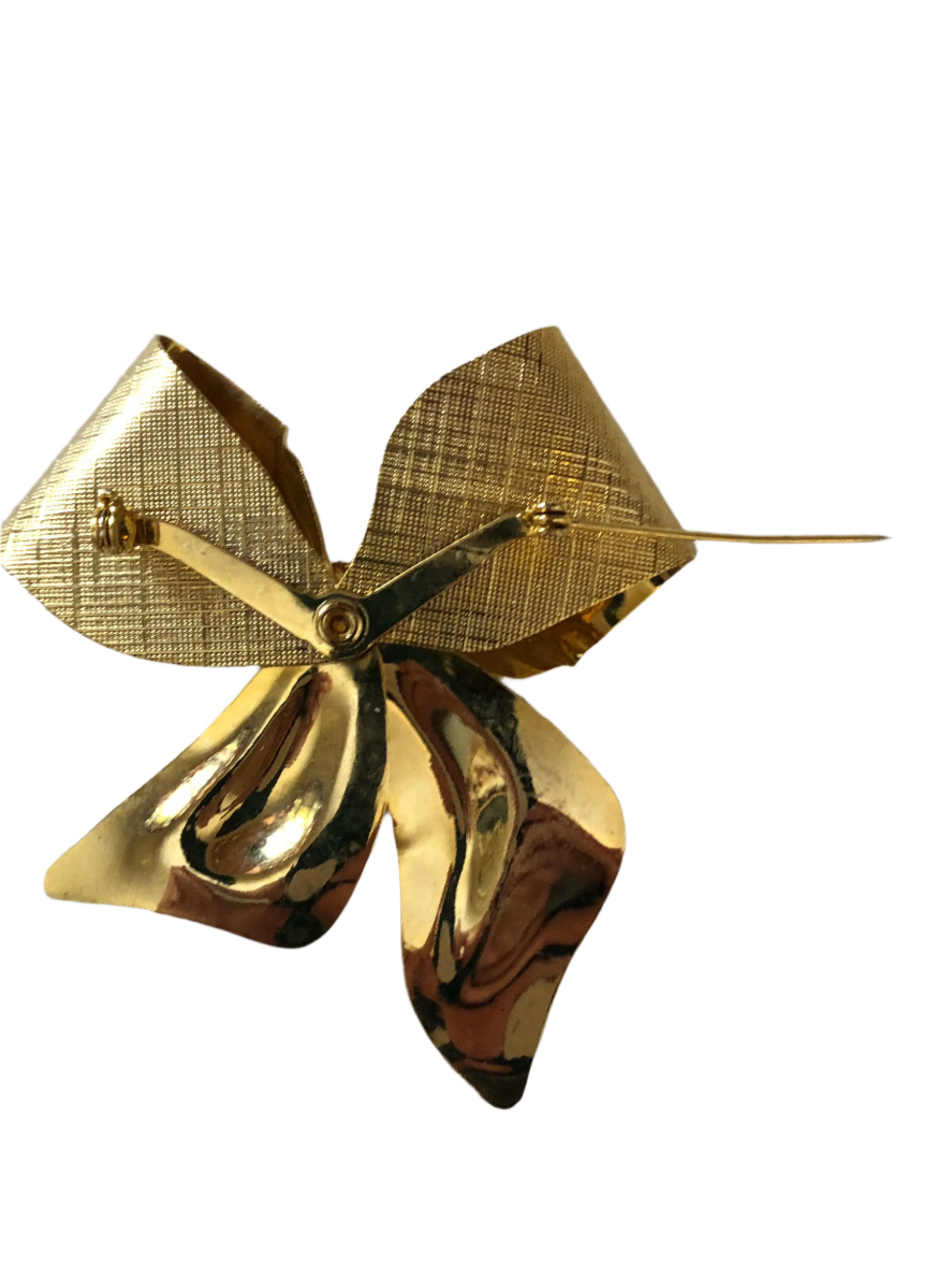 costume jewelry brooch bow back