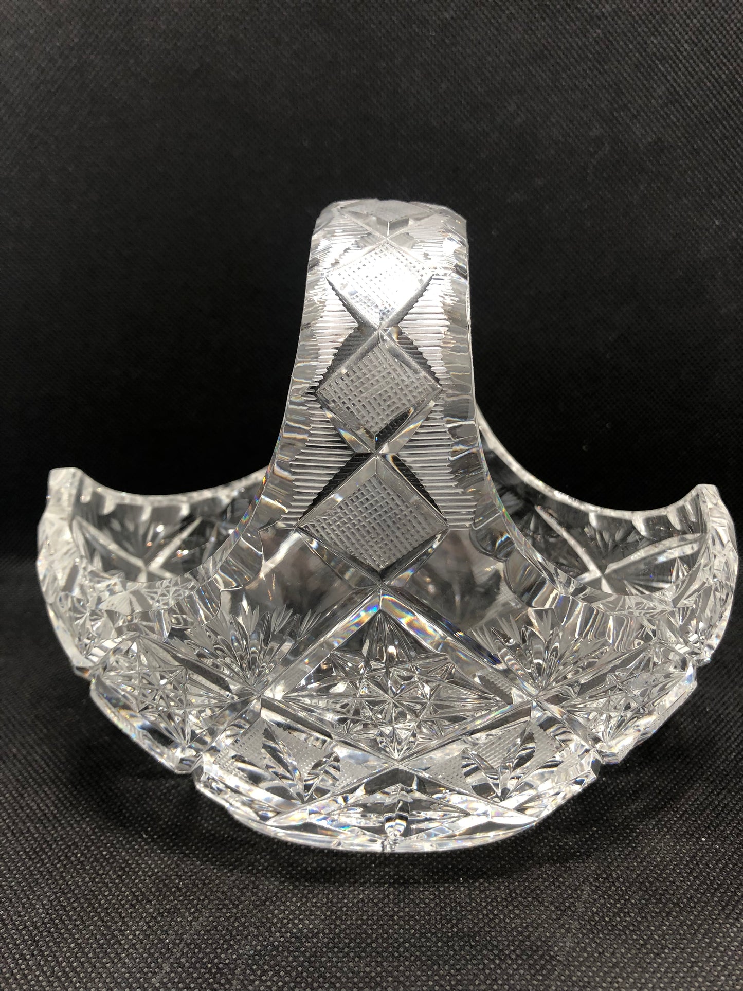 crystal vase handle design