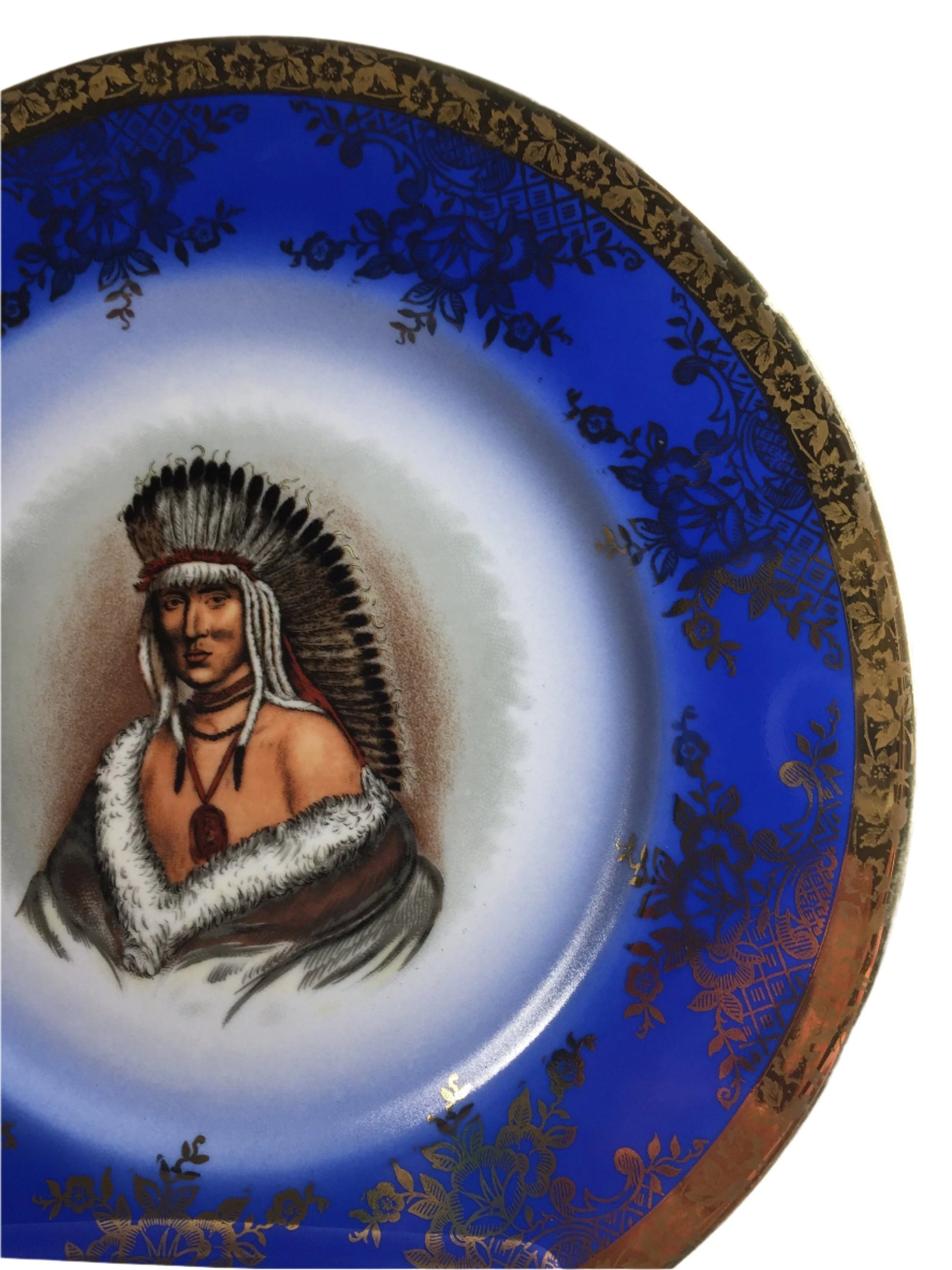 Handsome Selb Bavaria Krautheim Native American Plate