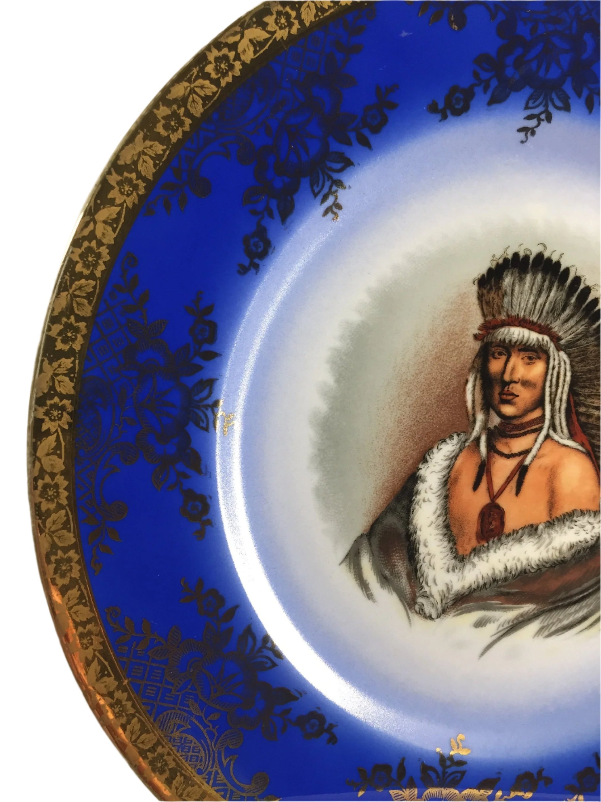 Handsome Selb Bavaria Krautheim Native American Plate