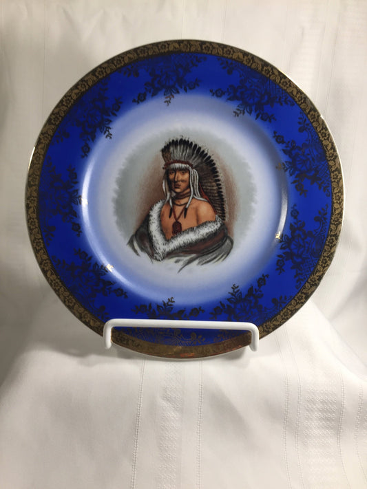 Handsome Selb Bavaria Krautheim Native American Plate