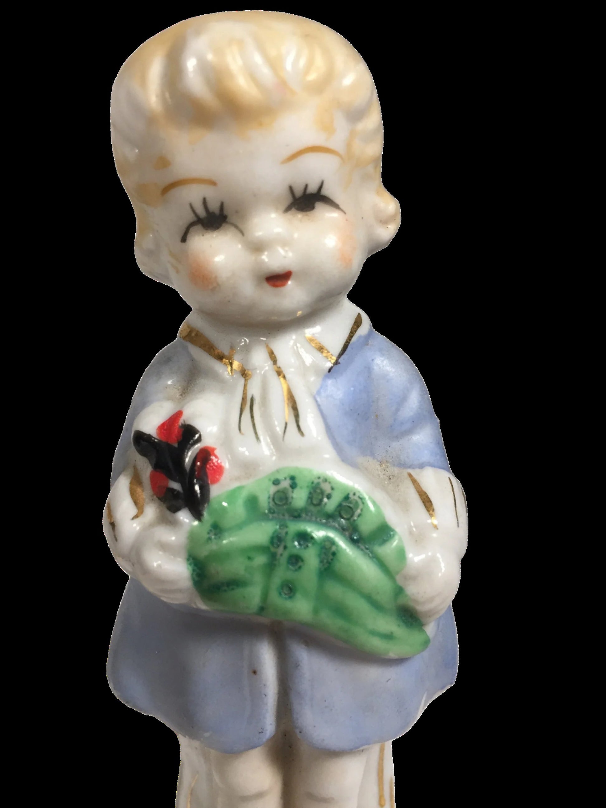 Antique Japan Boy Figurine