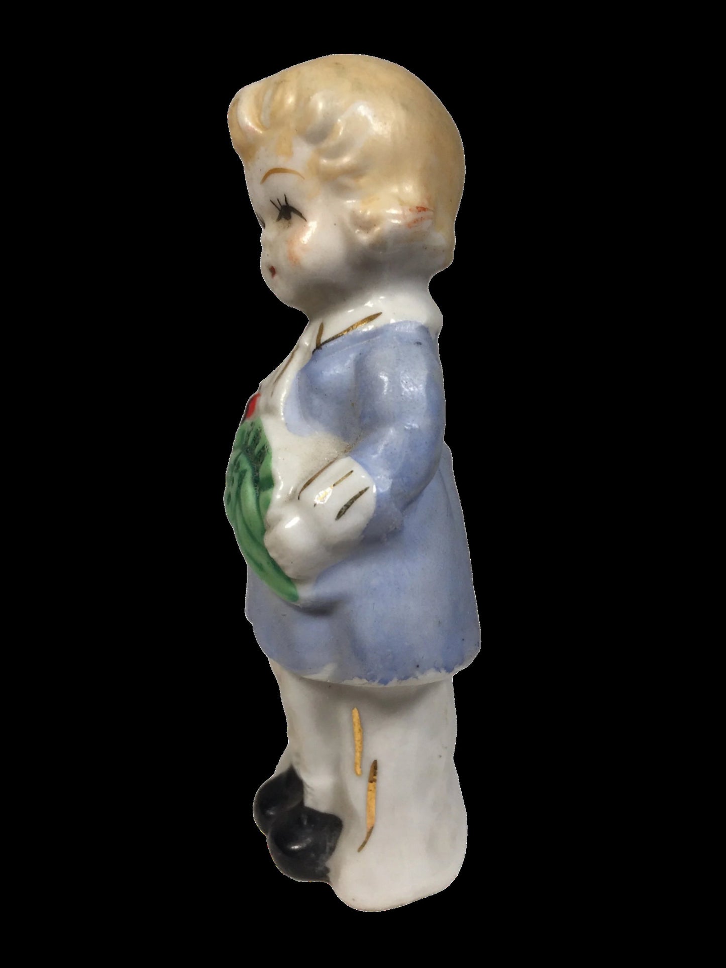 Antique Japan Boy Figurine