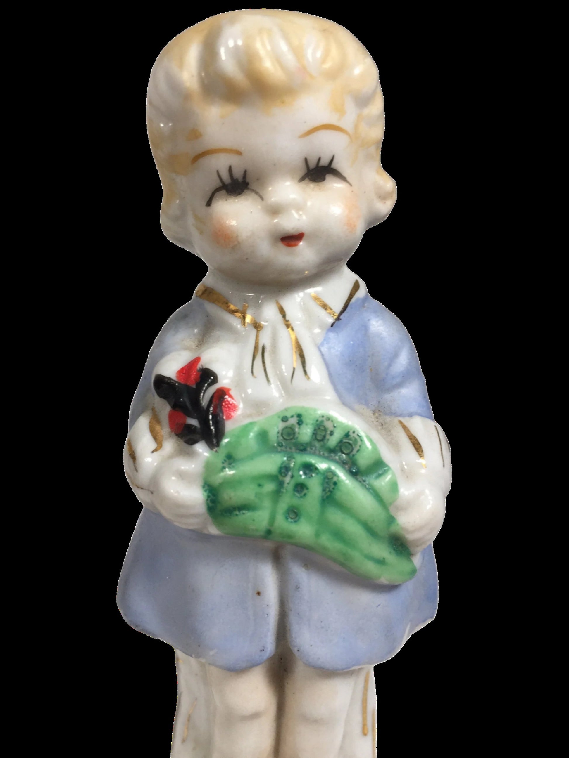 Antique Japan Boy Figurine