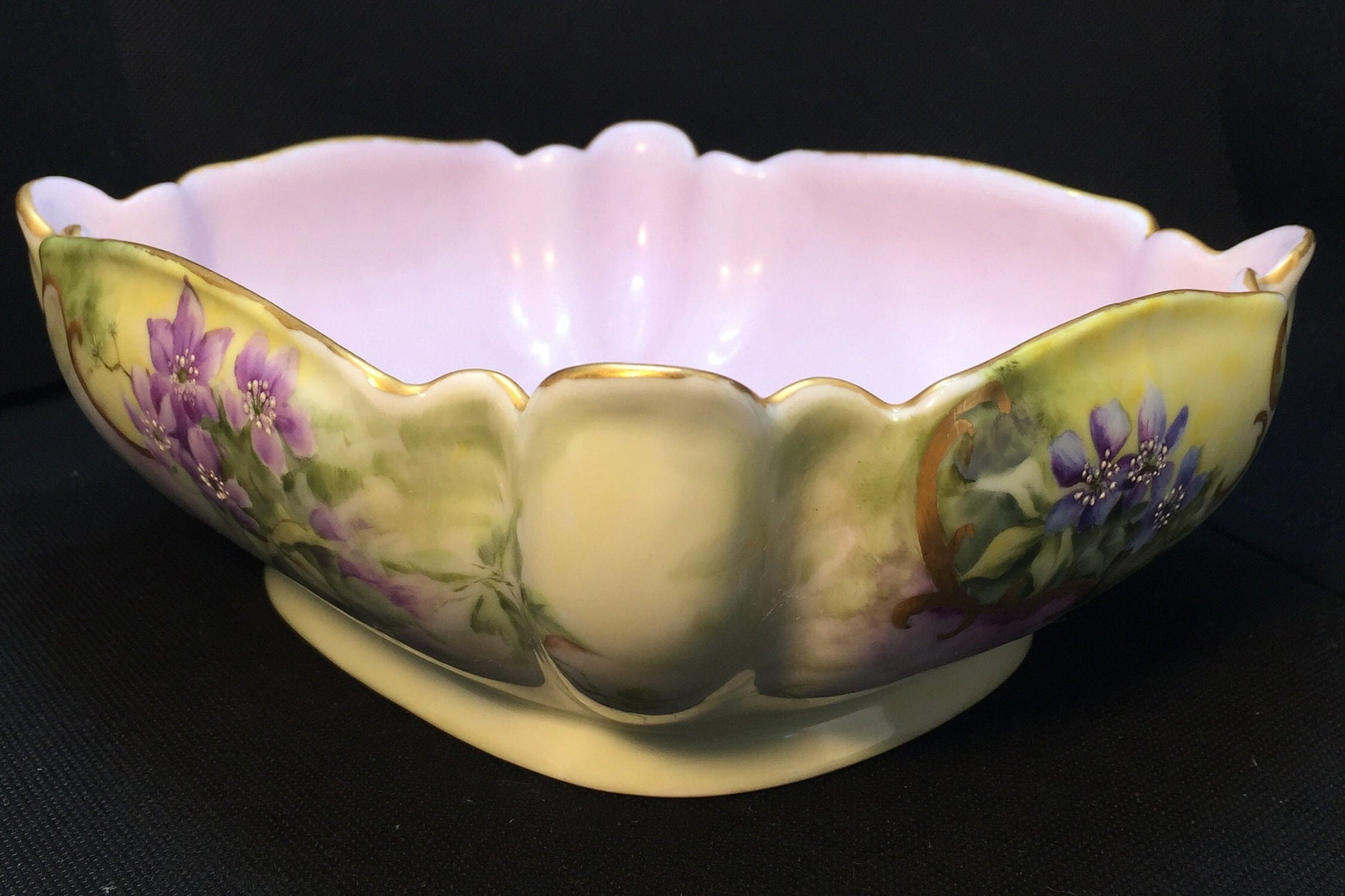 Wonderful Hand Painted Limoges Bowl by Haviland