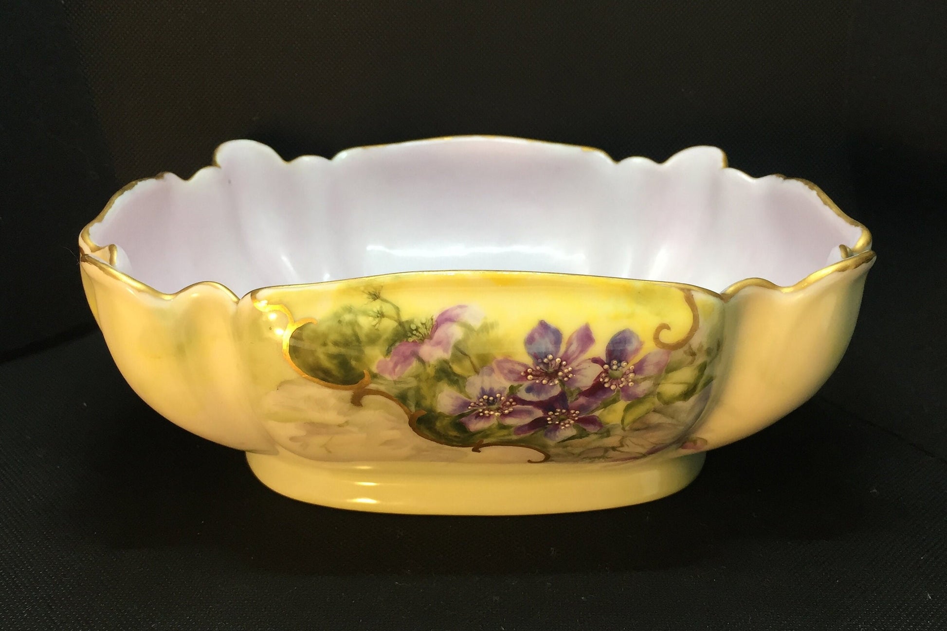 Wonderful Hand Painted Limoges Bowl by Haviland