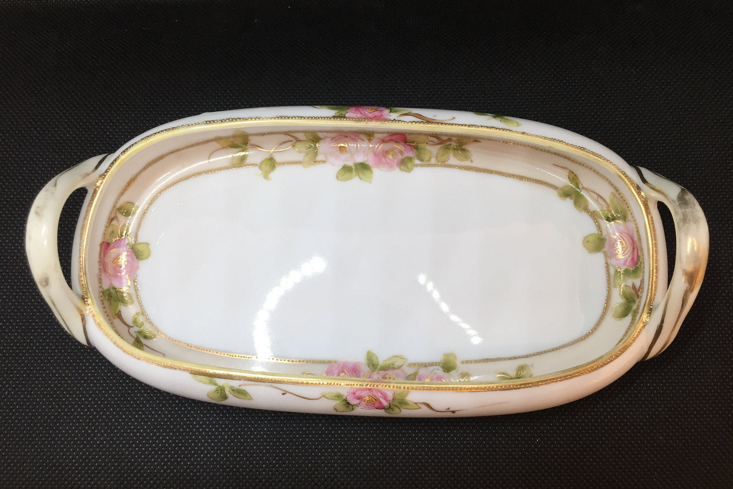 Wonderful Nippon Handled Dish with the Morimura Mark