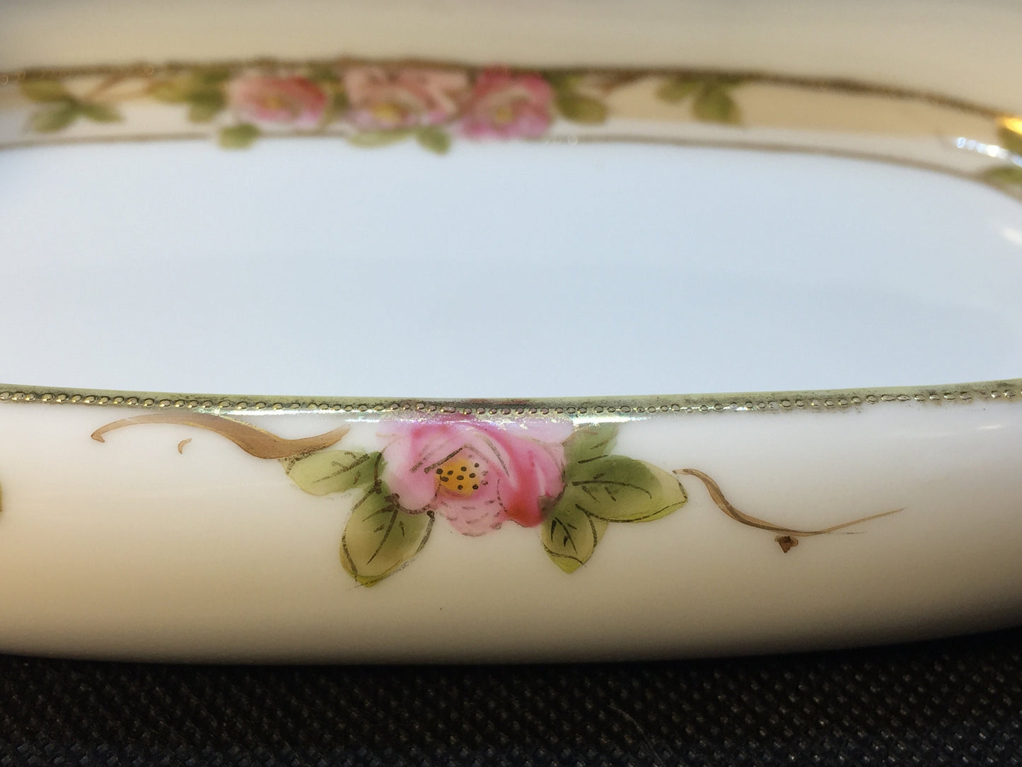 Wonderful Nippon Handled Dish with the Morimura Mark