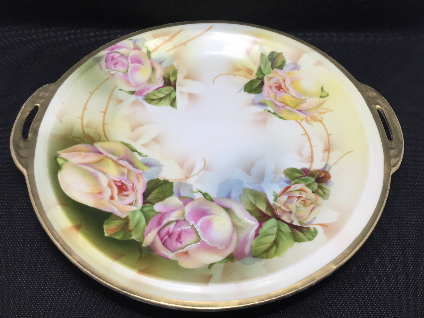 Royal Rudolstadt Prussian Cake Plate with Handles