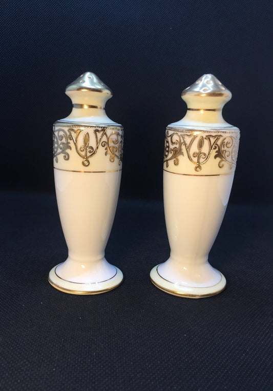 Elegant Salt and Pepper Shaker Set Made in Japan