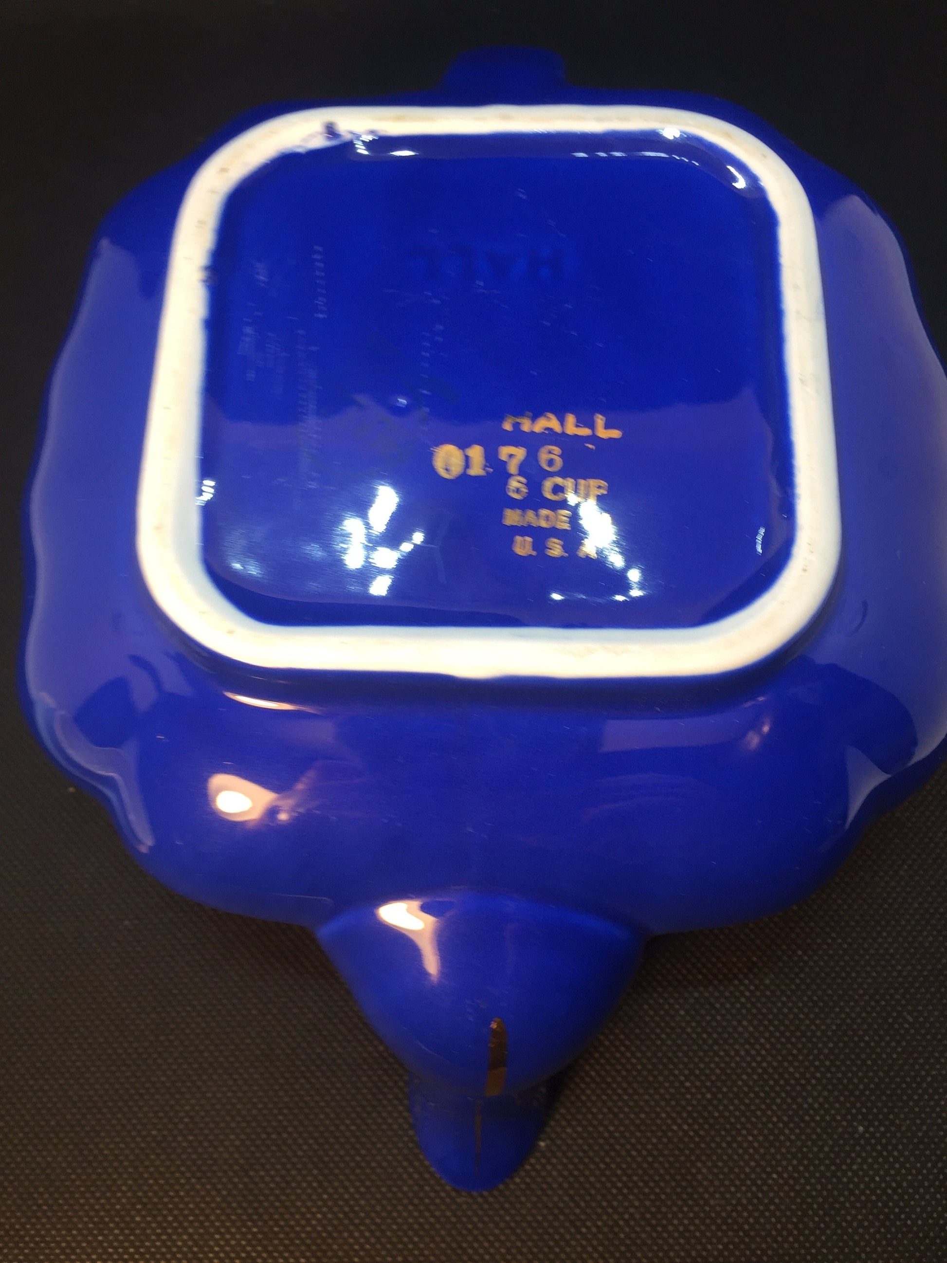 Hall Baltimore Cobalt Blue Teapot