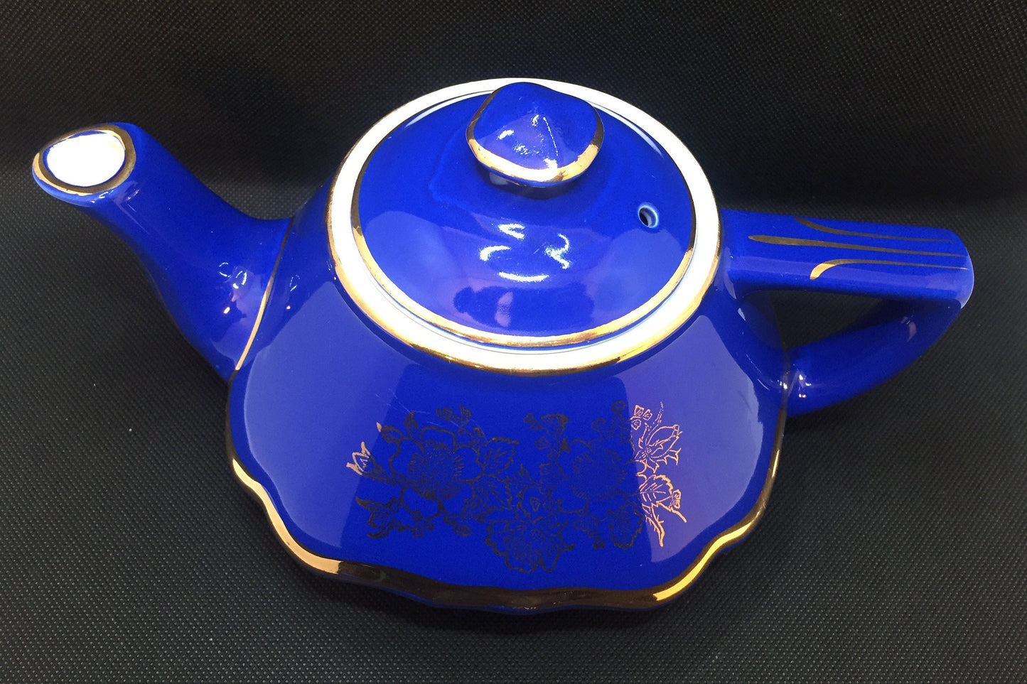 Hall Baltimore Cobalt Blue Teapot